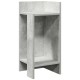 2 db betonszürke kisasztal polccal 25,5 x 27 x 60 cm