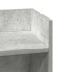 2 db betonszürke kisasztal polccal 25,5 x 27 x 60 cm