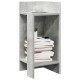 2 db betonszürke kisasztal polccal 25,5 x 27 x 60 cm