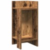 2 db antik fa színű kisasztal polccal 25,5 x 27 x 60 cm
