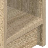 Éjjeliszekrények fiókkal 2 db sonoma tölgy 20 x 36 x 60 cm