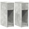 2 db betonszürke éjjeliszekrény fiókkal 20 x 36 x 60 cm