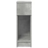 2 db betonszürke éjjeliszekrény fiókkal 20 x 36 x 60 cm