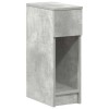 2 db betonszürke éjjeliszekrény fiókkal 20 x 36 x 60 cm