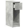 2 db betonszürke éjjeliszekrény fiókkal 20 x 36 x 60 cm