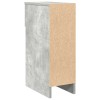 2 db betonszürke éjjeliszekrény fiókkal 20 x 36 x 60 cm