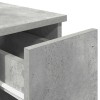 2 db betonszürke éjjeliszekrény fiókkal 20 x 36 x 60 cm
