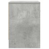 2 db betonszürke éjjeliszekrény fiókkal 39x28x41 cm