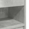 2 db betonszürke éjjeliszekrény fiókkal 39x28x41 cm