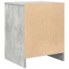 2 db betonszürke éjjeliszekrény fiókkal 40x34x50 cm