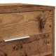 2 db antik fa színű éjjeliszekrény fiókkal 40x34x50 cm