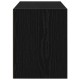 Fekete tölgy szerelt fa szekrény 2 fiókkal 60 x 31 x 40 cm Fekete tölgy szerelt fa szekrény 2 fiókkal 60 x 31 x 40 cm
