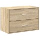 Szekrény 2 fiókkal sonoma tölgy 60x31x40 cm gépi forgácsolt fa Szekrény 2 fiókkal sonoma tölgy 60x31x40 cm gépi forgácsolt fa