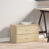 Szekrény 2 fiókkal sonoma tölgy 60x31x40 cm gépi forgácsolt fa