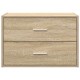 Szekrény 2 fiókkal sonoma tölgy 60x31x40 cm gépi forgácsolt fa Szekrény 2 fiókkal sonoma tölgy 60x31x40 cm gépi forgácsolt fa