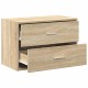 Szekrény 2 fiókkal sonoma tölgy 60x31x40 cm gépi forgácsolt fa Szekrény 2 fiókkal sonoma tölgy 60x31x40 cm gépi forgácsolt fa
