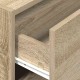 Szekrény 2 fiókkal sonoma tölgy 60x31x40 cm gépi forgácsolt fa Szekrény 2 fiókkal sonoma tölgy 60x31x40 cm gépi forgácsolt fa