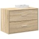 Szekrény 2 fiókkal sonoma tölgy 60x31x40 cm gépi forgácsolt fa Szekrény 2 fiókkal sonoma tölgy 60x31x40 cm gépi forgácsolt fa