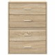 2 db sonoma tölgy szerelt fa szekrény 2 fiókkal 60 x 31 x 40 cm 2 db sonoma tölgy szerelt fa szekrény 2 fiókkal 60 x 31 x 40 cm