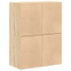 2 db sonoma tölgy szerelt fa szekrény 2 fiókkal 60 x 31 x 40 cm 2 db sonoma tölgy szerelt fa szekrény 2 fiókkal 60 x 31 x 40 cm