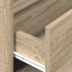 2 db sonoma tölgy szerelt fa szekrény 2 fiókkal 60 x 31 x 40 cm 2 db sonoma tölgy szerelt fa szekrény 2 fiókkal 60 x 31 x 40 cm