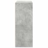 Szekrények 2 fiókkal 2 db betonszürke 60x31x40 cm gépelt fa
