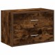 Szekrény 2 fiókkal füstölt tölgy 60x31x40 cm gépi forgácsolt fa Szekrény 2 fiókkal füstölt tölgy 60x31x40 cm gépi forgácsolt fa