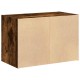 Szekrény 2 fiókkal füstölt tölgy 60x31x40 cm gépi forgácsolt fa Szekrény 2 fiókkal füstölt tölgy 60x31x40 cm gépi forgácsolt fa