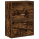 2 db füstölt tölgy szerelt fa szekrény 2 fiókkal 60 x 31 x 40cm 2 db füstölt tölgy szerelt fa szekrény 2 fiókkal 60 x 31 x 40cm