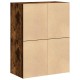 2 db füstölt tölgy szerelt fa szekrény 2 fiókkal 60 x 31 x 40cm 2 db füstölt tölgy szerelt fa szekrény 2 fiókkal 60 x 31 x 40cm