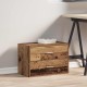 Antik fa színű szerelt fa szekrény 2 fiókkal 60 x 31 x 40 cm Antik fa színű szerelt fa szekrény 2 fiókkal 60 x 31 x 40 cm