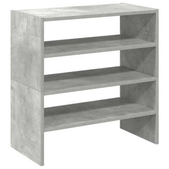 2 db betonszürke cipőtartó állvány halmozható 60 x 30 x 30,5 cm