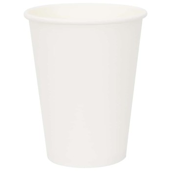 1000 db fehér papír kávéscsészék 12oz 300ml
