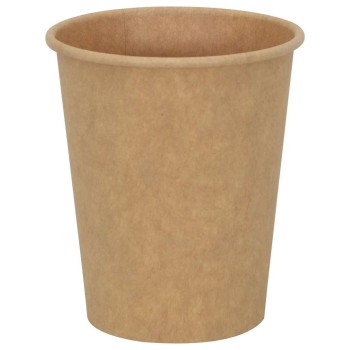 1000 db barna papír kávéscsészék 8oz 200ml
