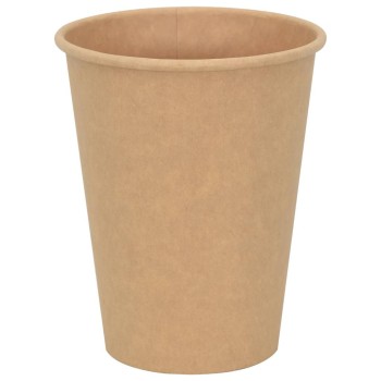 1000 db barna papír kávéscsészék 12oz 300ml