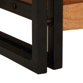 Konzolasztalok 2 pcs barna 200 x 33 x 75 cm tömör akácfa