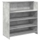 Recepciós pult betonszürke 100x50x103,5 cm szerelt fa