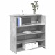 Recepciós pult betonszürke 100x50x103,5 cm szerelt fa