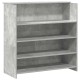 Recepciós pult betonszürke 200x50x103,5 cm szerelt fa