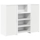 Recepciós pult fehér 135x50x103,5 cm szerelt fa