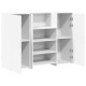 Recepciós pult fehér 135x50x103,5 cm szerelt fa