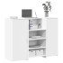 Recepciós pult fehér 135x50x103,5 cm szerelt fa