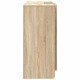 Recepciós pult sonoma tölgy 155x50x103,5 cm szerelt fa