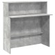 Recepciós pult betonszürke 200x50x103,5 cm szerelt fa