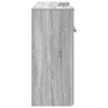 Recepciós pult szürke sonoma 200x50x103,5 cm szerelt fa