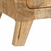 Tömör nyers mangófa tv-szekrény 105x46x32 cm
