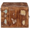 Tömör újrahasznosított falra szerelhető tv-szekrény 100x32x25cm