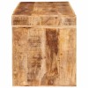 Fészekasztal 3 db barna 82 x 40 x 46 cm tömör mangófát