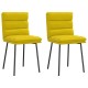 2 db sárga bársony étkezőszék