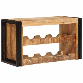 Borágas barna 80 x 45 x 33 cm tömör durva mangófában